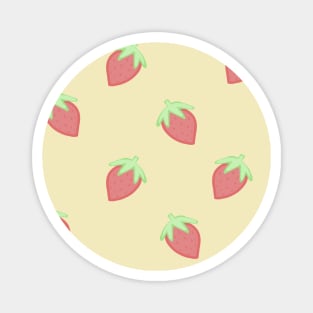 Strawberry Pattern Magnet